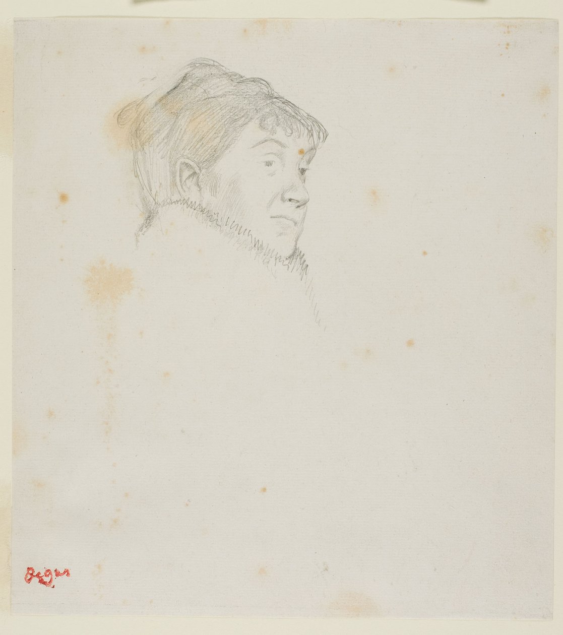 Portrét madame Dietz-Monnin (dříve Hlava ženy) od Edgar Degas