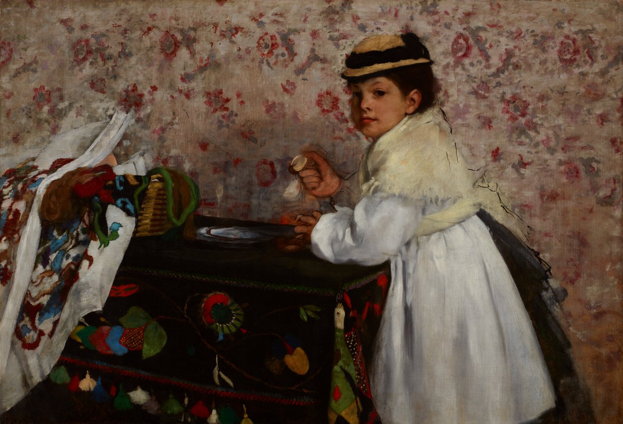Portrét slečny Hortense Valpinçonové od Edgar Degas