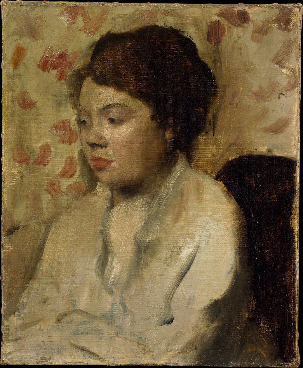 Portrét mladé ženy od Edgar Degas