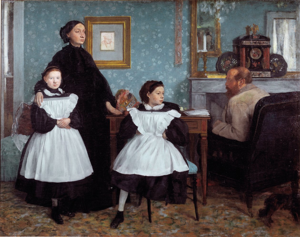Portrét rodiny Bellelli (olej na plátně od Edgar Degas