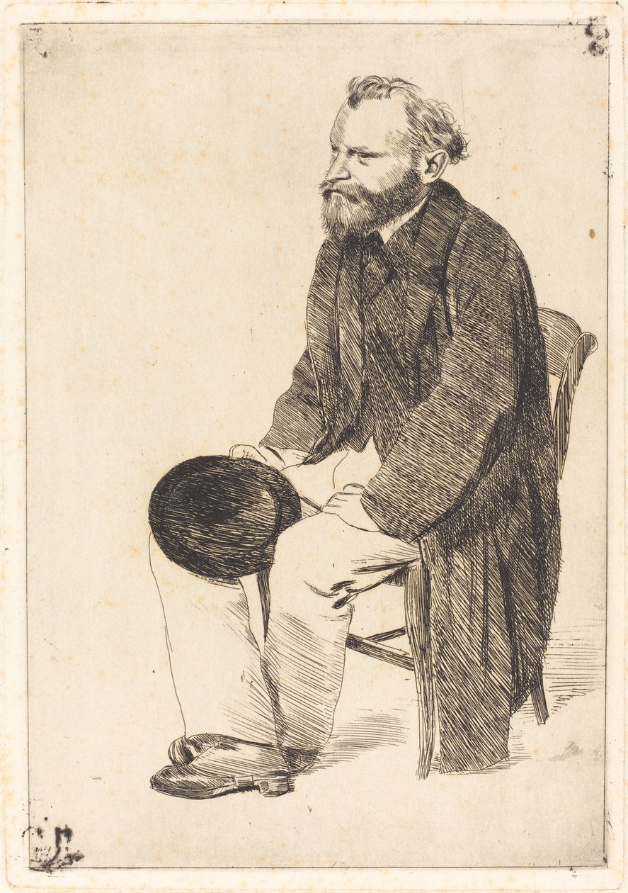Portrét umělce Edouarda Maneta 1832-1883 od Edgar Degas