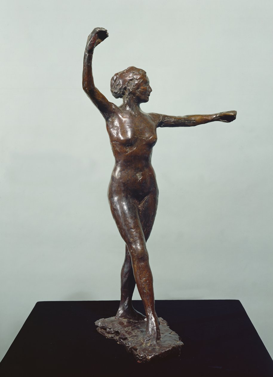 Příprava na tanec, pravá noha vpředu (bronz) od Edgar Degas