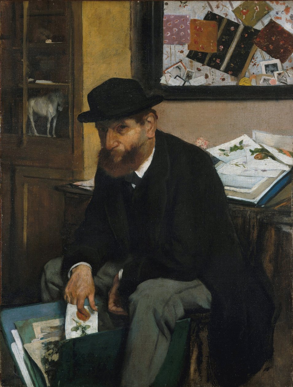 Milovník tisku od Edgar Degas