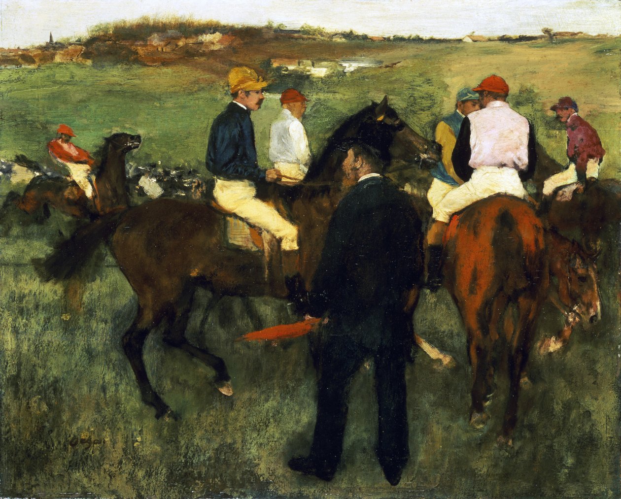 závodní koně od Edgar Degas