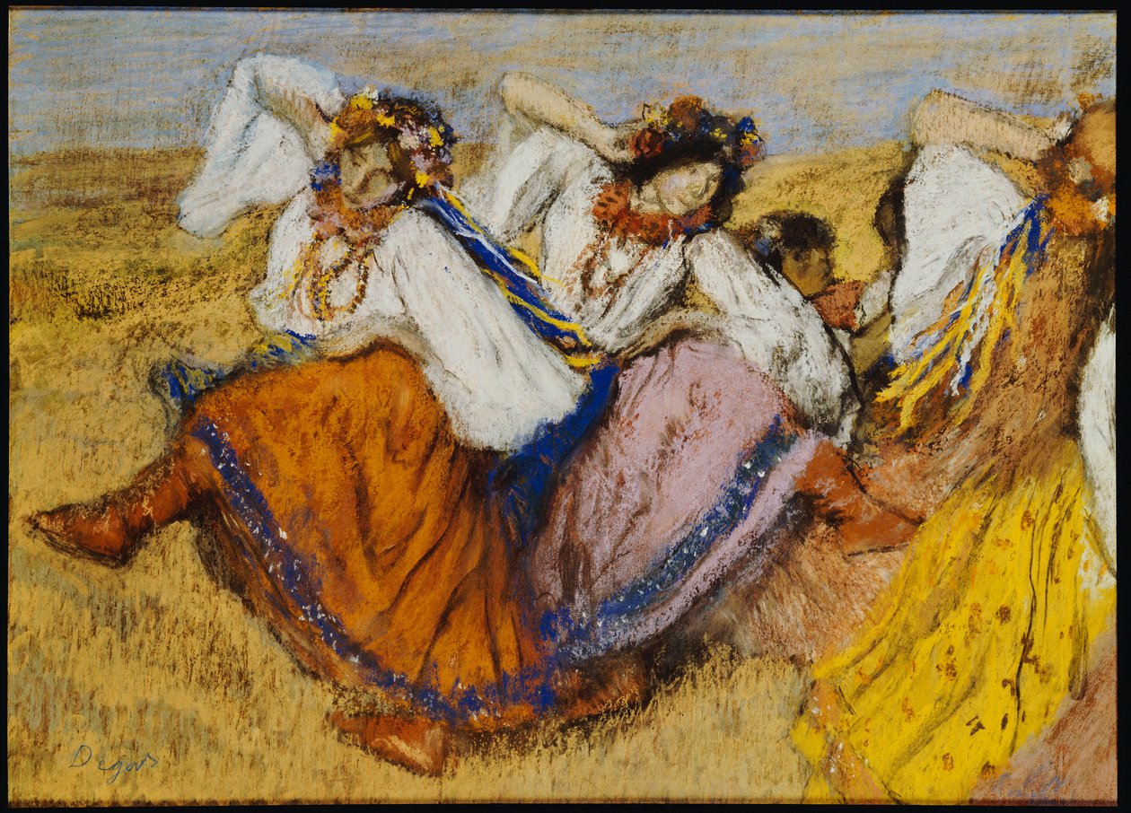 Ruští tanečníci, kolem roku 1895 od Edgar Degas