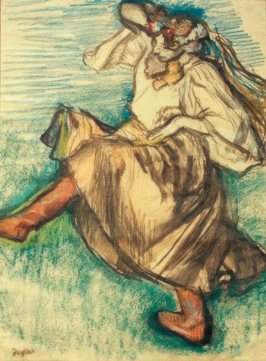 Ruská tanečnice od Edgar Degas