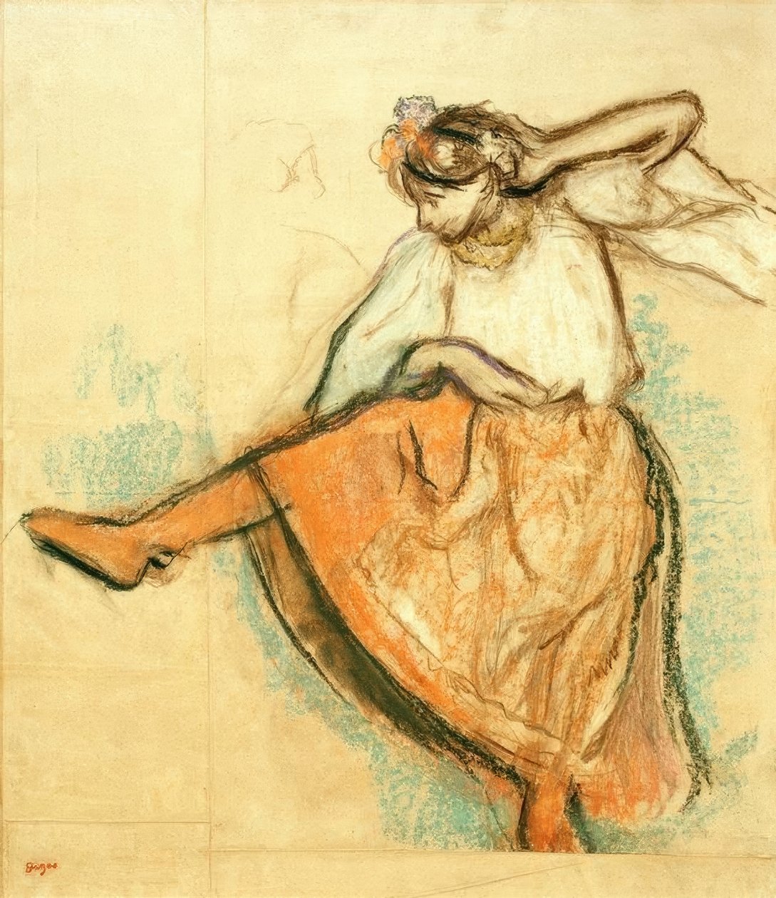 Ruská tanečnice od Edgar Degas