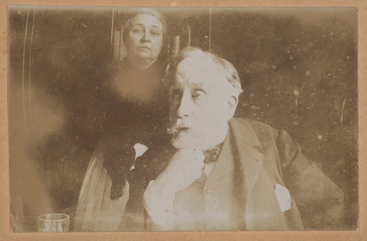 [Autoportrét se Zoé Closier] od Edgar Degas