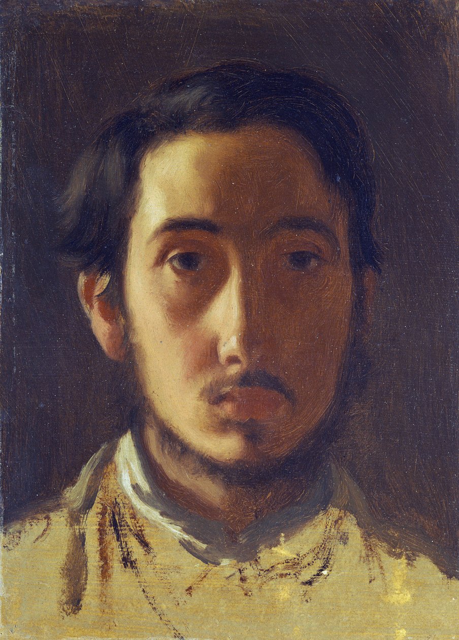 Autoportrét, kolem roku 1857 od Edgar Degas