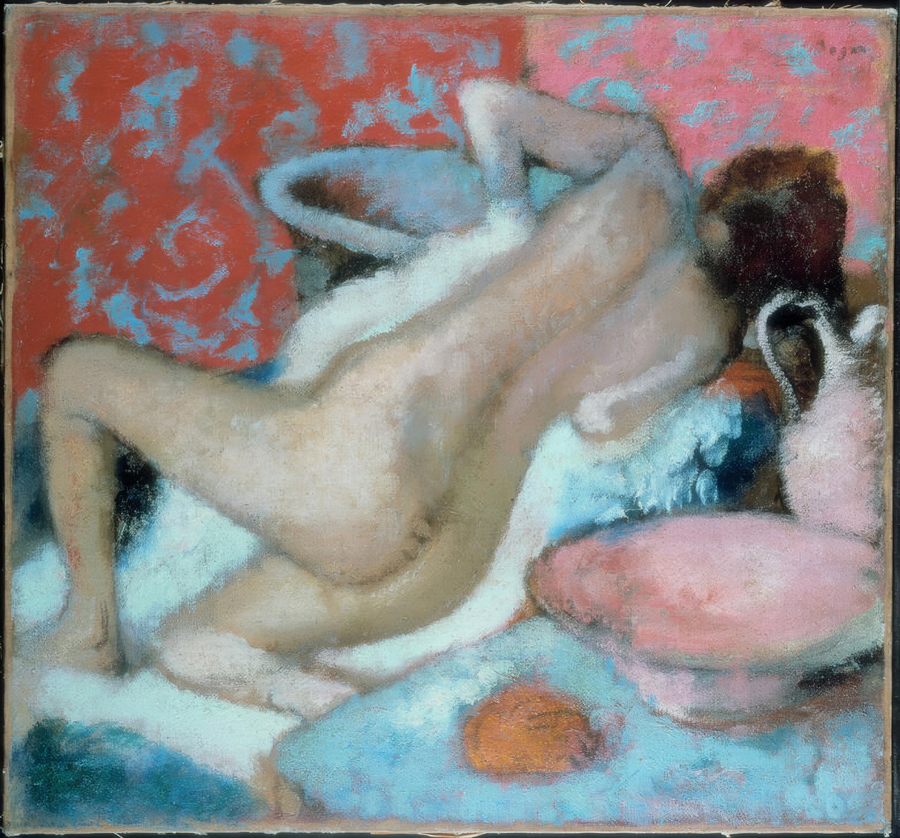 Žena se suší od Edgar Degas