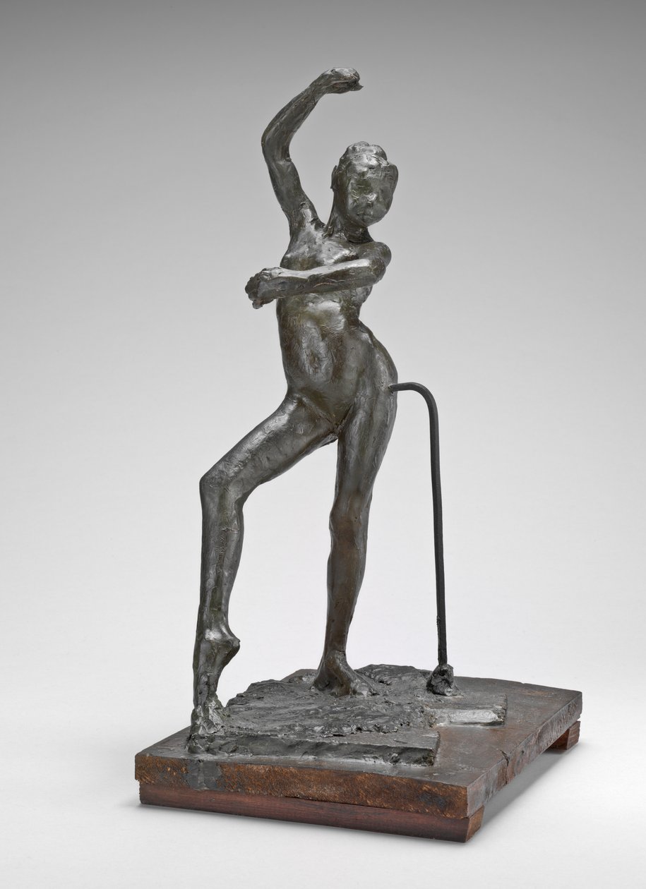 Španělský tanec, kolem roku 1880 (pigmentovaný včelí vosk, kovová armatura, na dřevěném podkladu) od Edgar Degas
