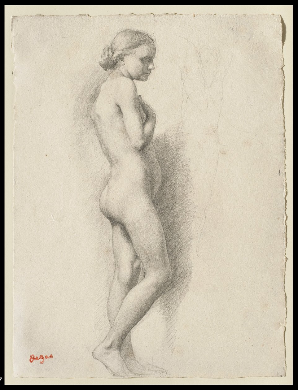 Stojící akt, c.1860-65 od Edgar Degas