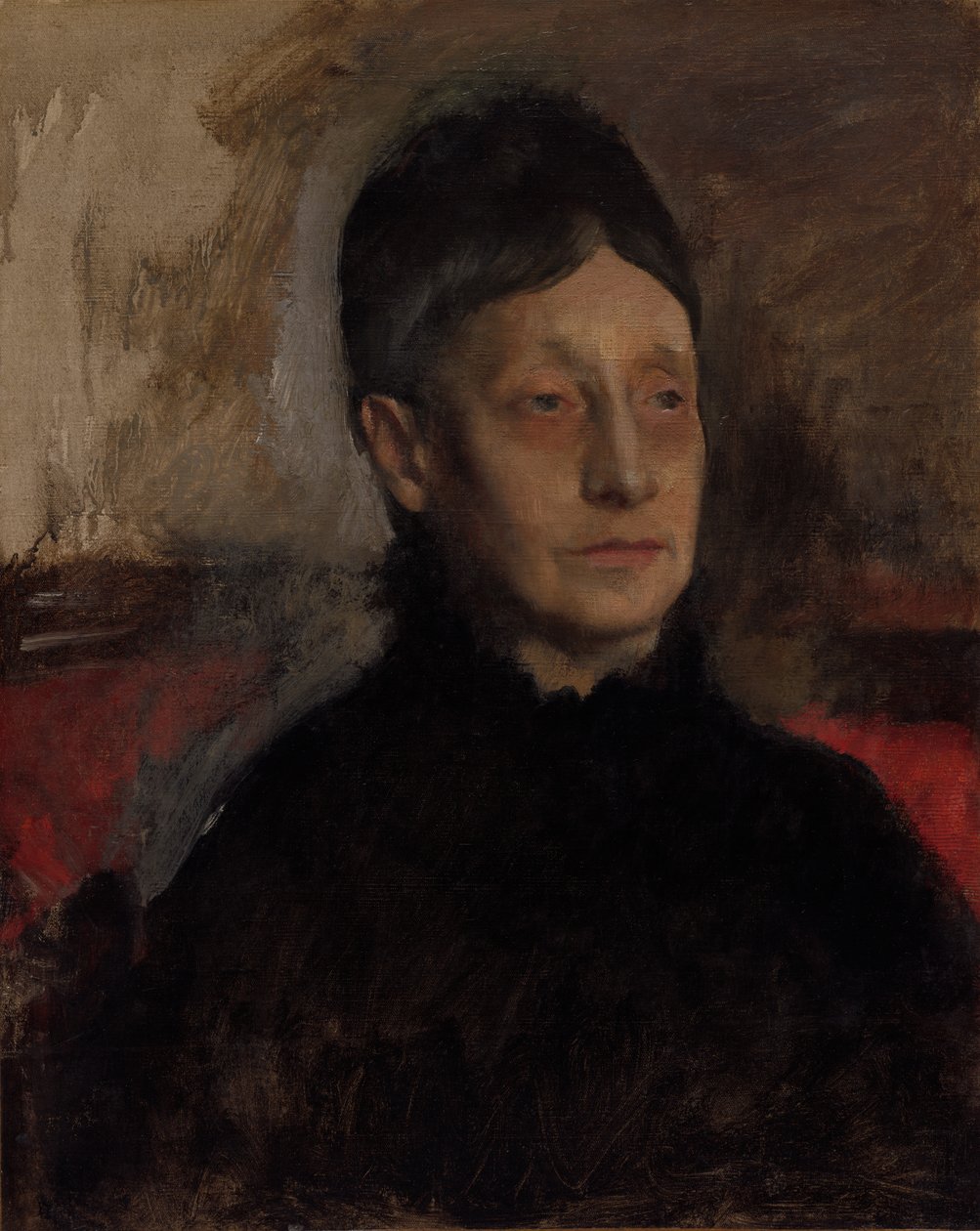 Stefanina Primicile Carafa, markýza z Cicerale a vévodkyně z Montejasi, c. 1875. od Edgar Degas
