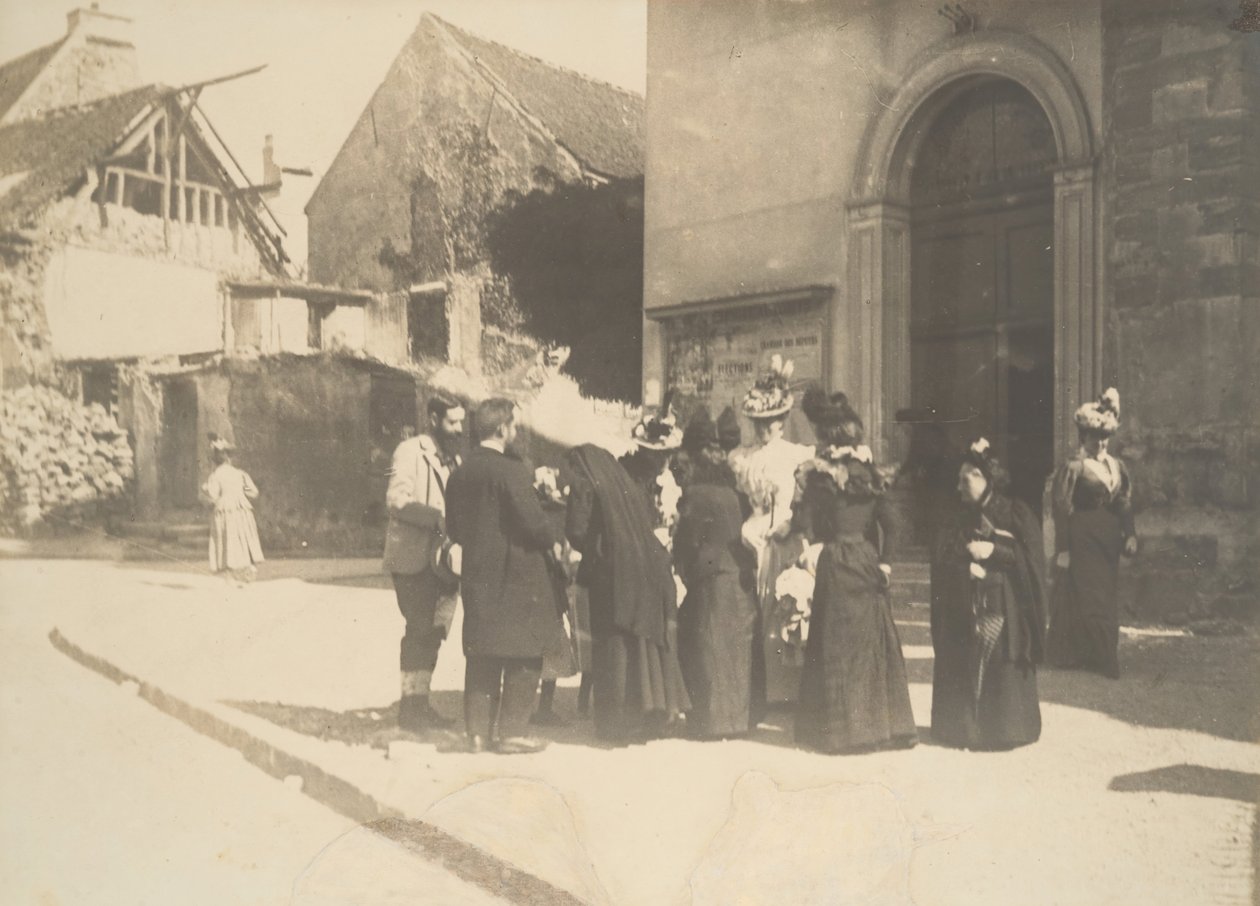 Pouliční scéna, La-Queue-en-Brie Val-de-Marne, ca. 1896. od Edgar Degas