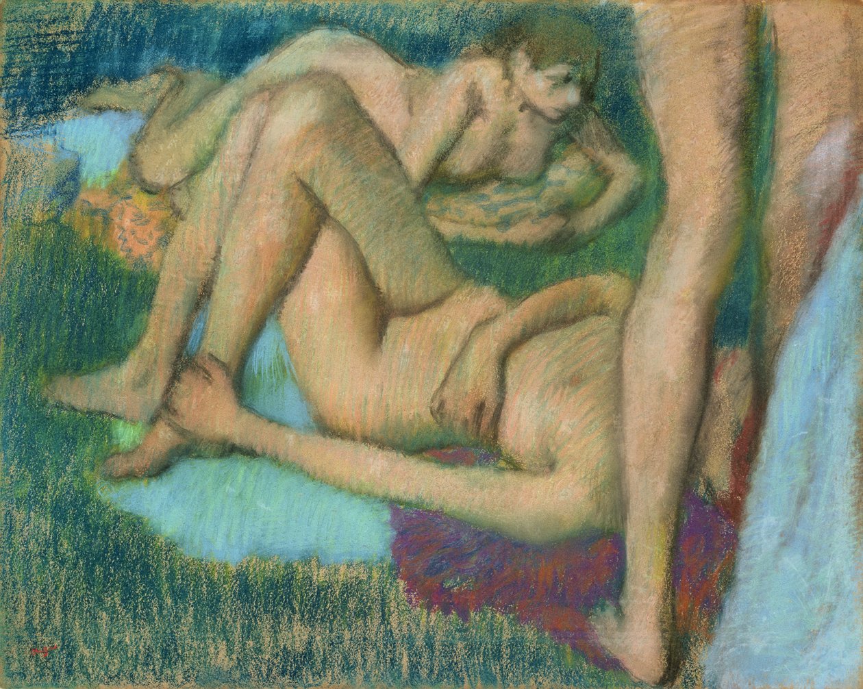 Studie aktu od Edgar Degas