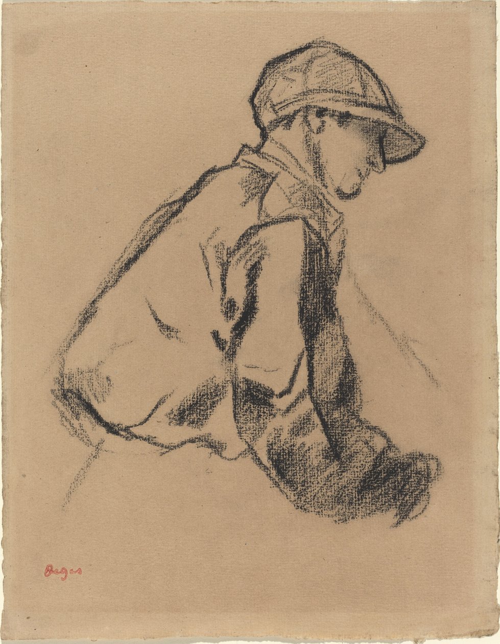 Studie žokeje od Edgar Degas