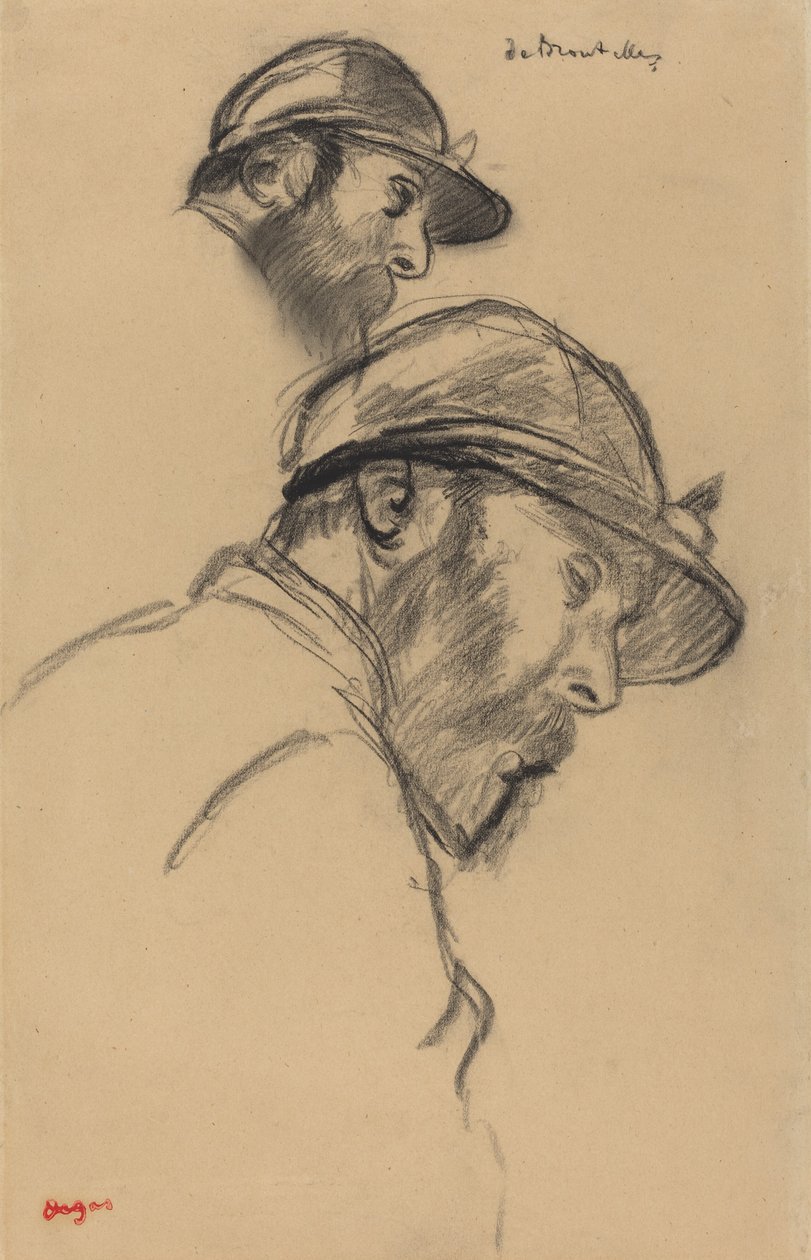 Studie žokeje M. de Broutelles, c. 1884. od Edgar Degas