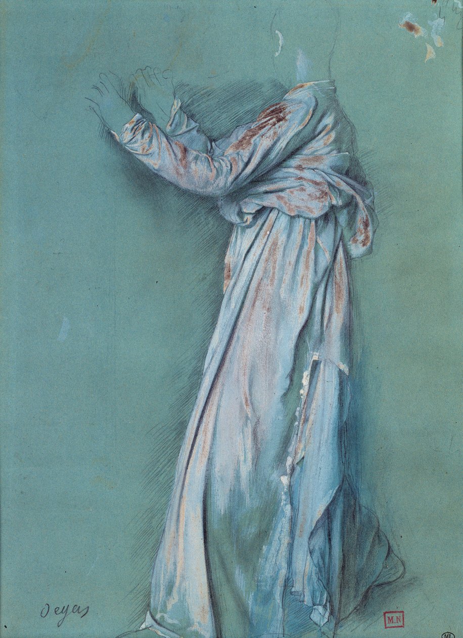 Studie ženské roušky pro „Semiramis““ (asi 1860 - 62). Kresba Edgara Degase (1834-1917) od Edgar Degas
