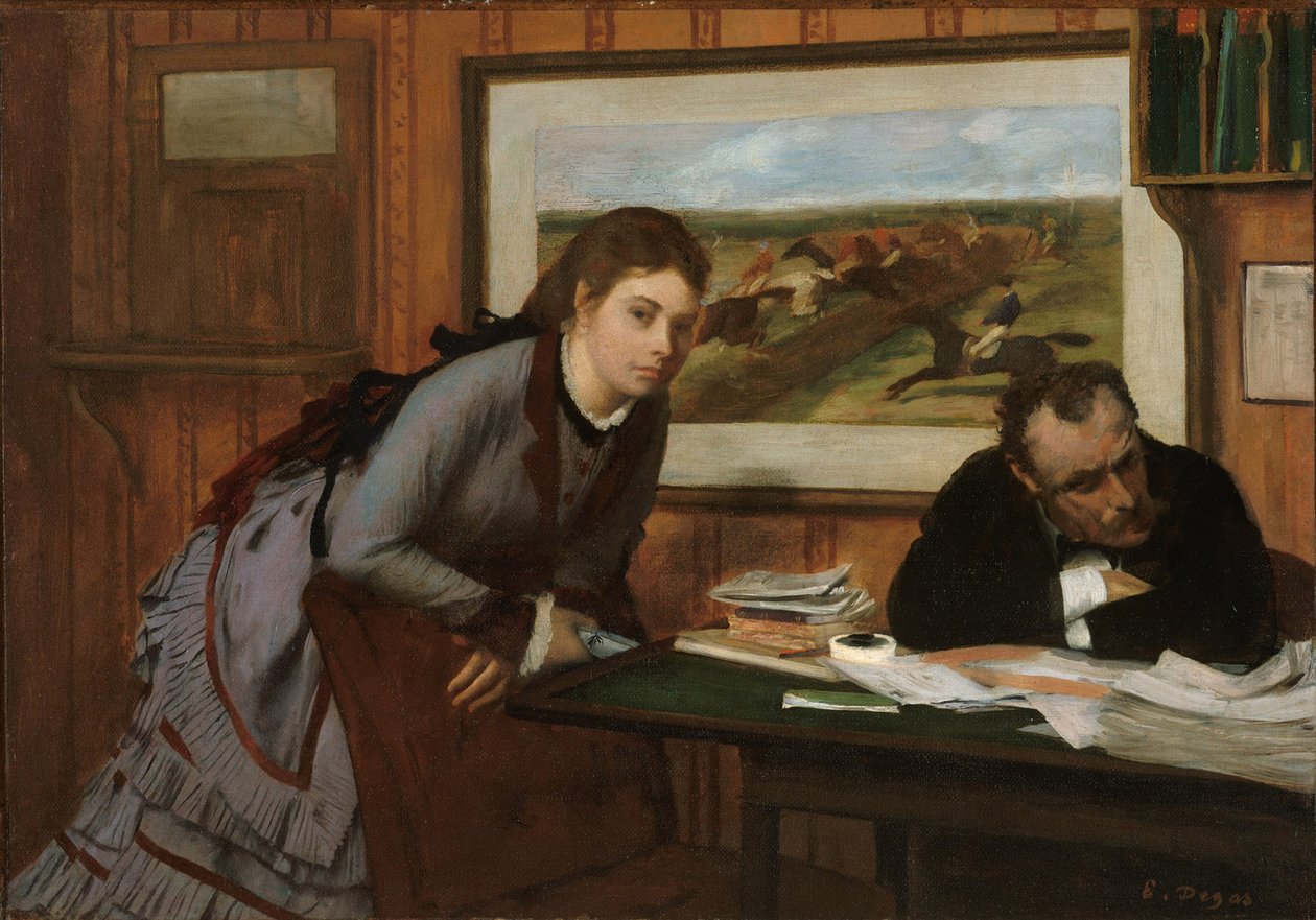 Sulking, kolem roku 1870 od Edgar Degas