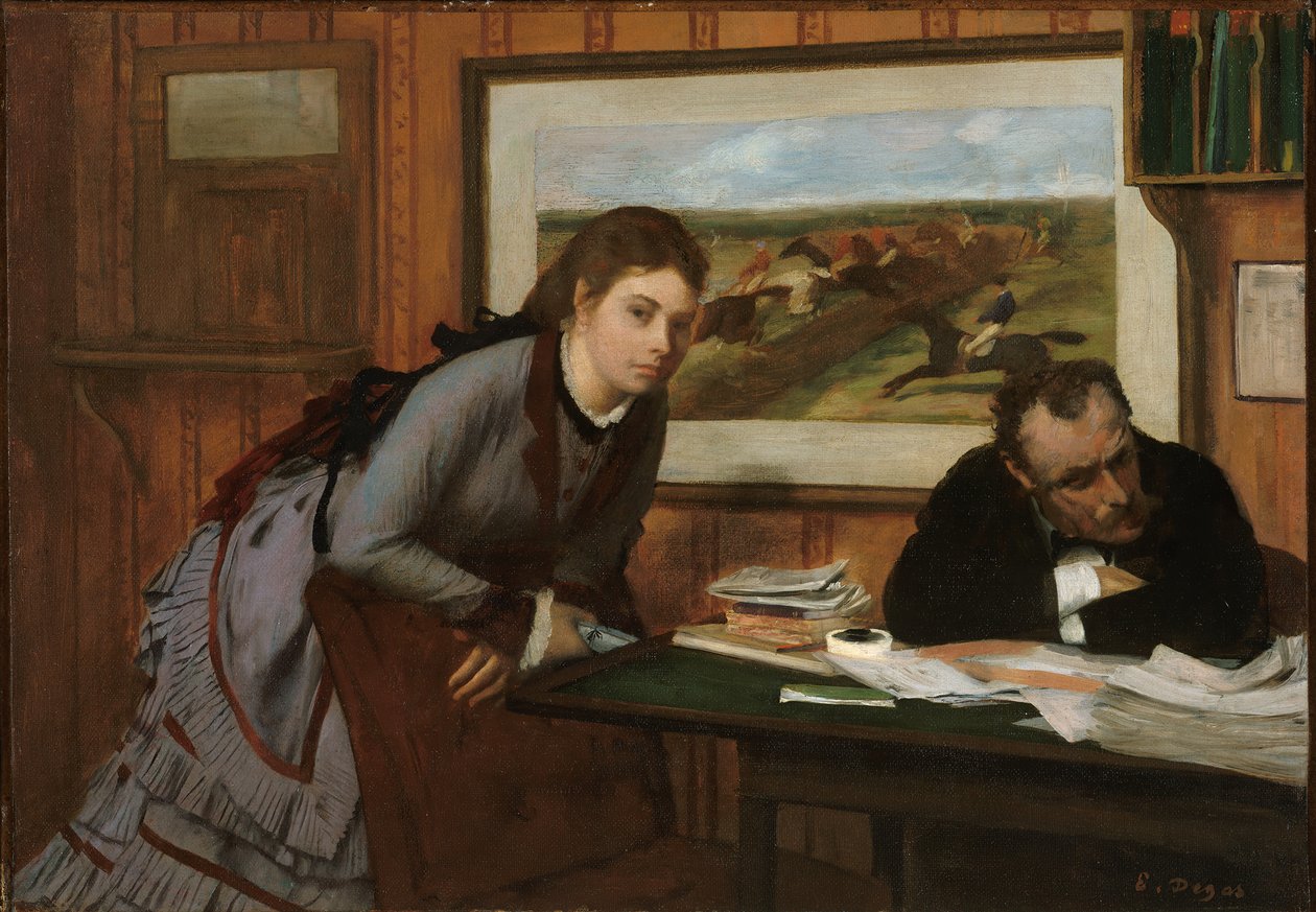 Sulking, ca. 1870. od Edgar Degas