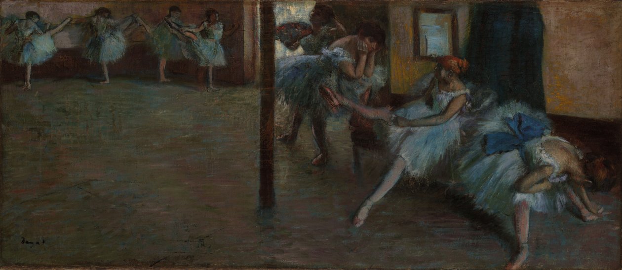 Zkouška baletu od Edgar Degas