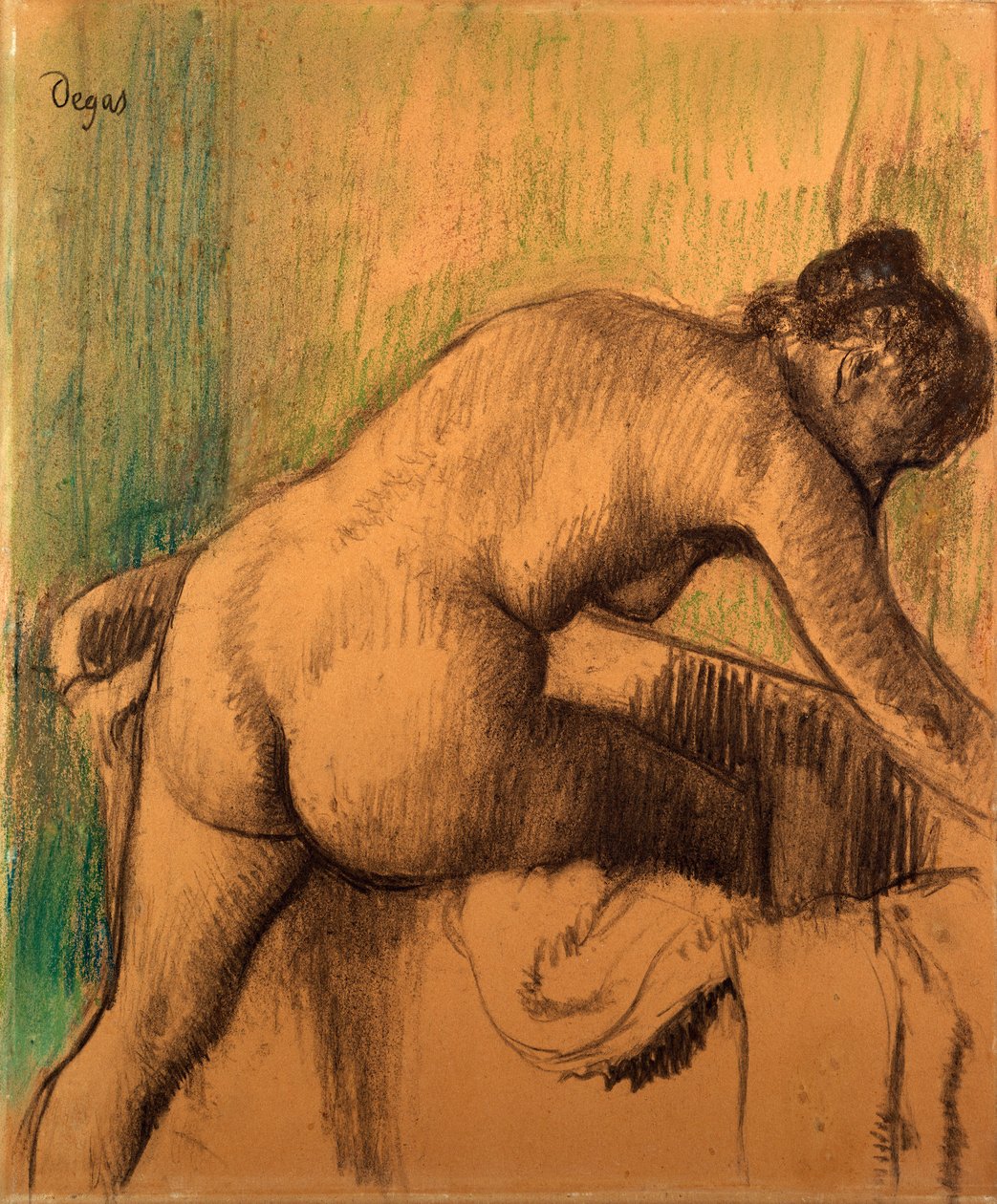 The Bath, 1883 od Edgar Degas