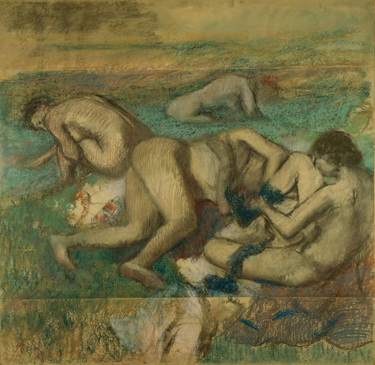 Koupající se od Edgar Degas