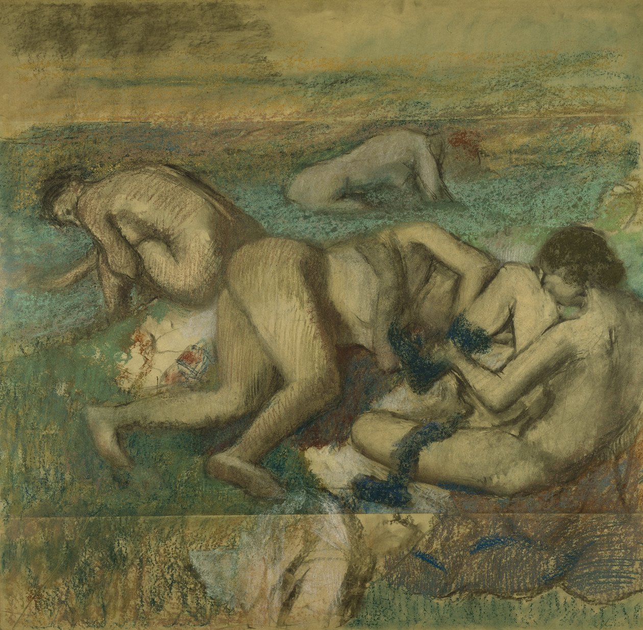 The Bathers, 1885-95 od Edgar Degas