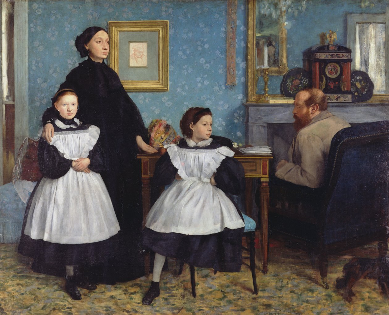 Rodina Bellelli od Edgar Degas