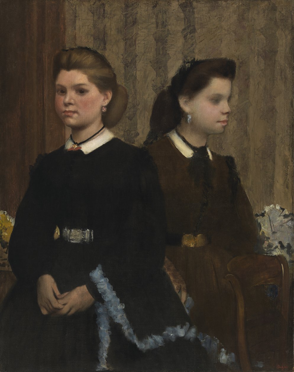 Sestry Bellelliovy (Giovanna a Giuliana Bellelli) od Edgar Degas