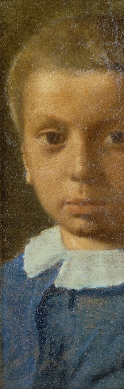 Dítě v modrém; Dítě v modrém, kolem 1853-54 od Edgar Degas