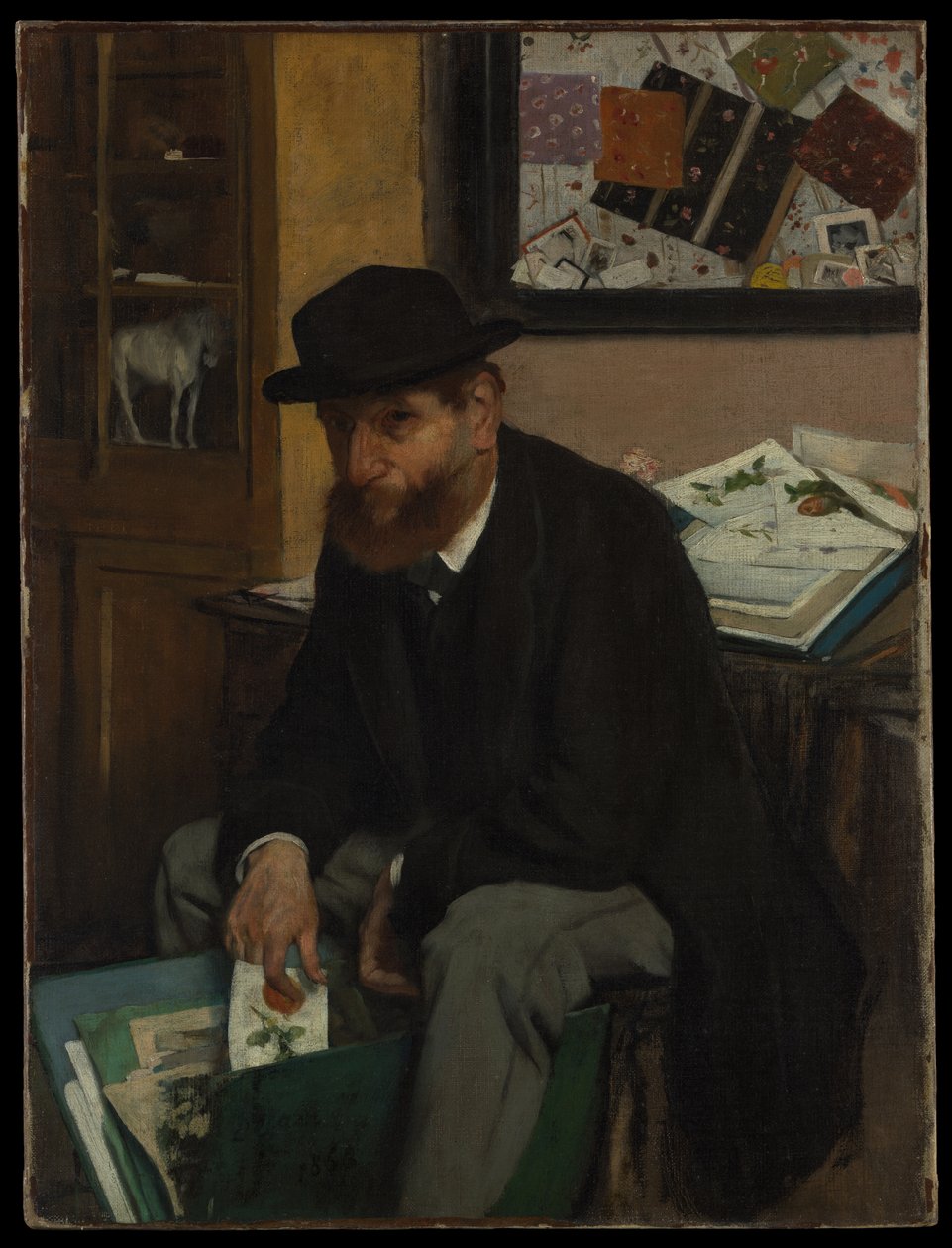 Sběratel grafiky od Edgar Degas