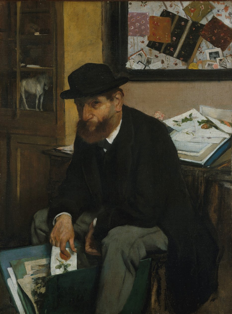 Sběratel tisků, 1866. od Edgar Degas