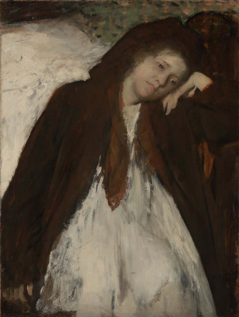 Uzdravující se žena od Edgar Degas