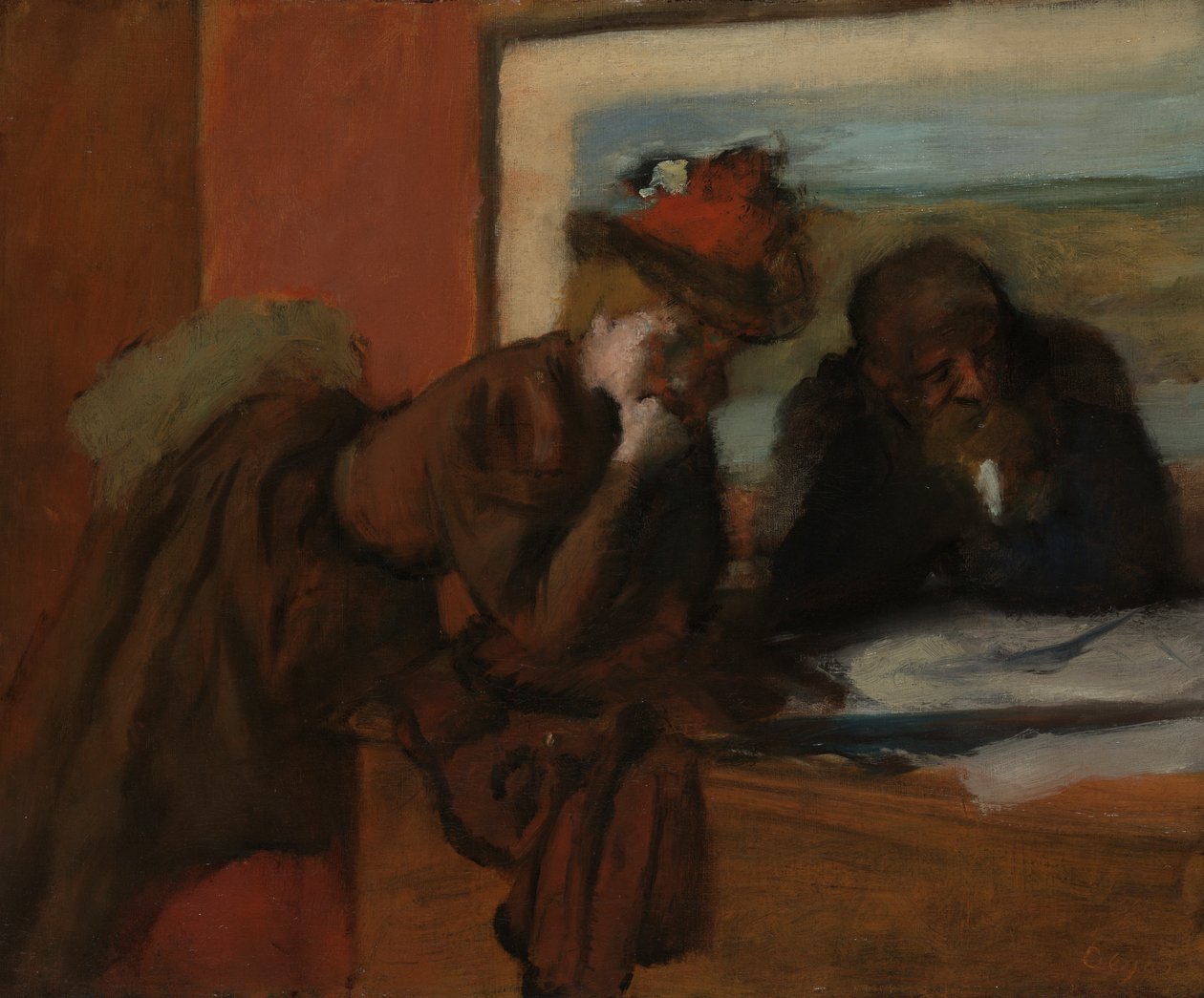 Konverzace od Edgar Degas