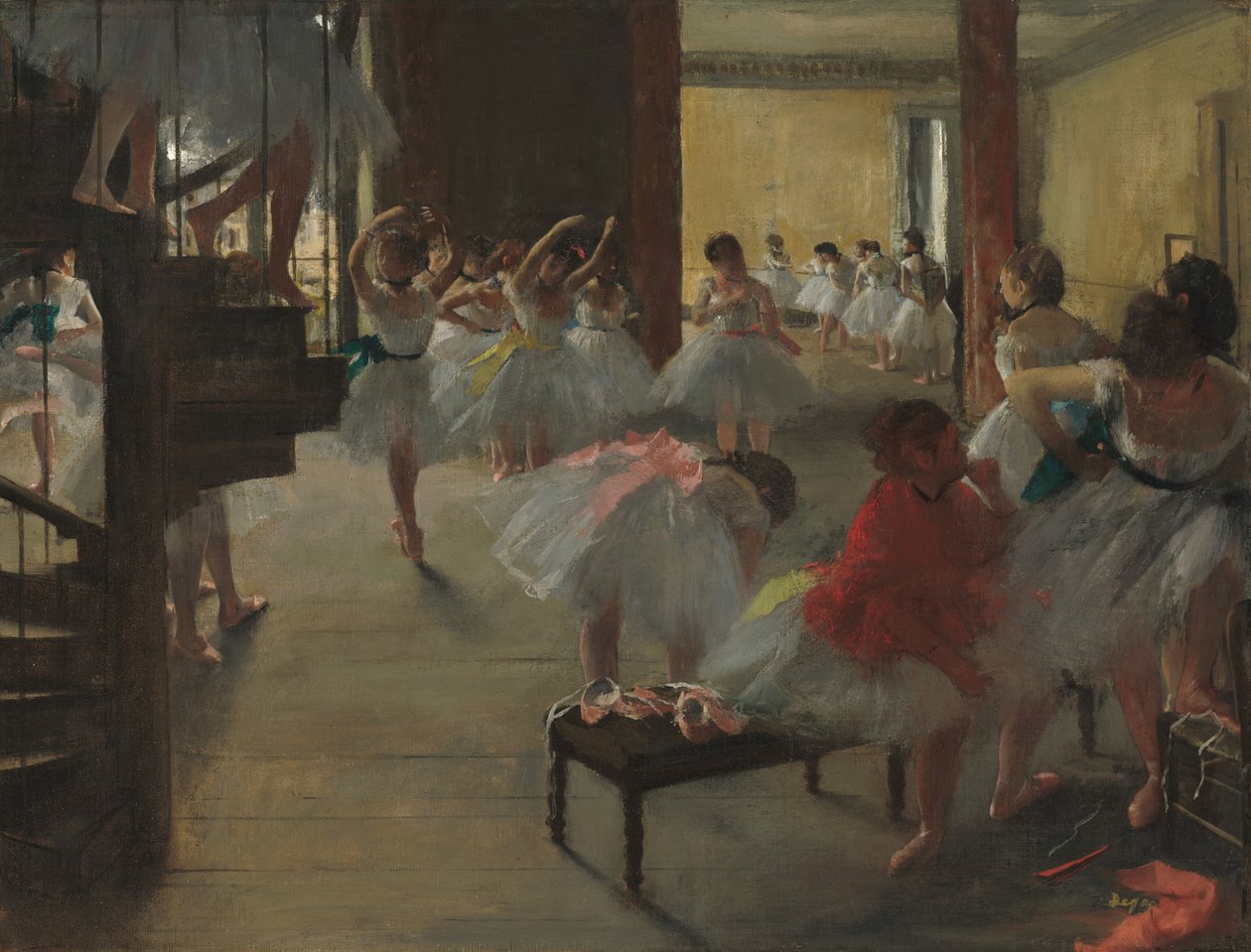 Taneční třída od Edgar Degas