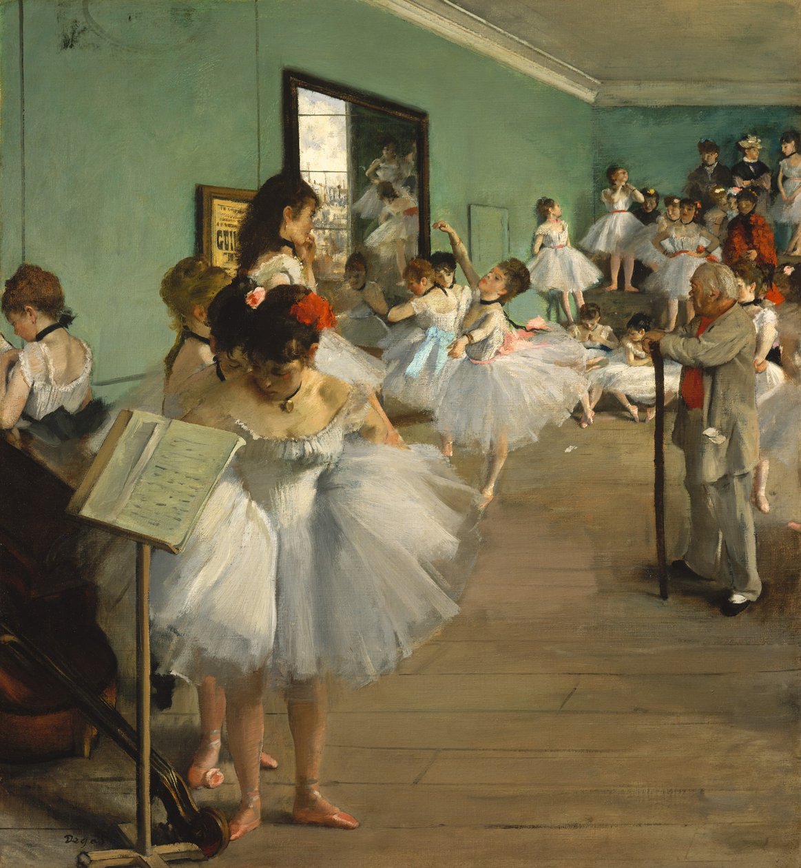 Taneční třída od Edgar Degas