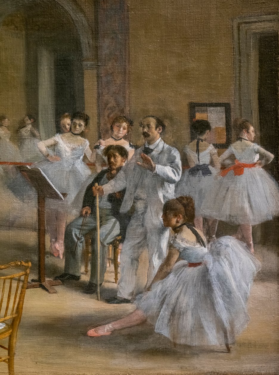 The Dance Lecon (detail). 1872. Olej na plátně. od Edgar Degas