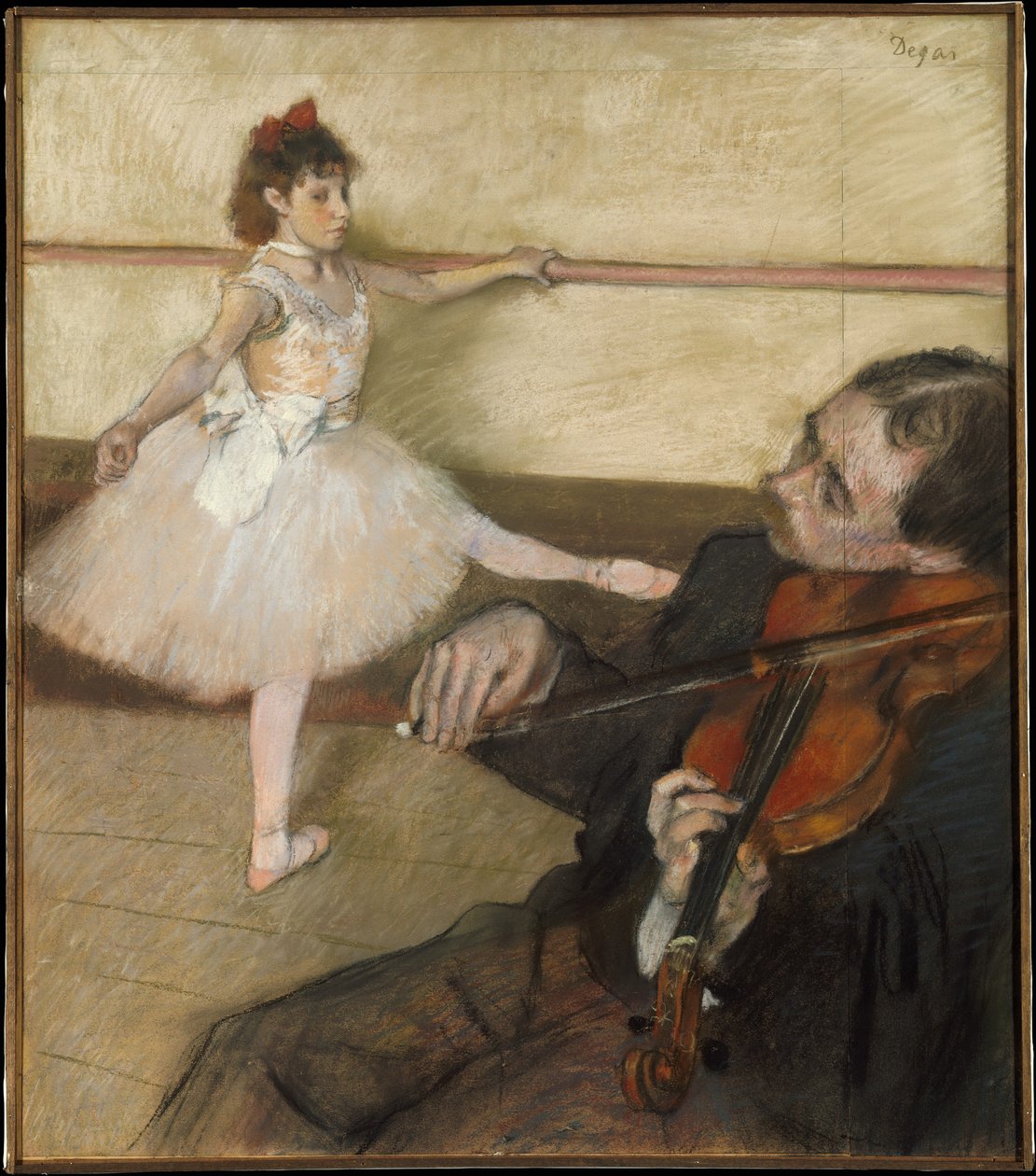 Taneční lekce od Edgar Degas