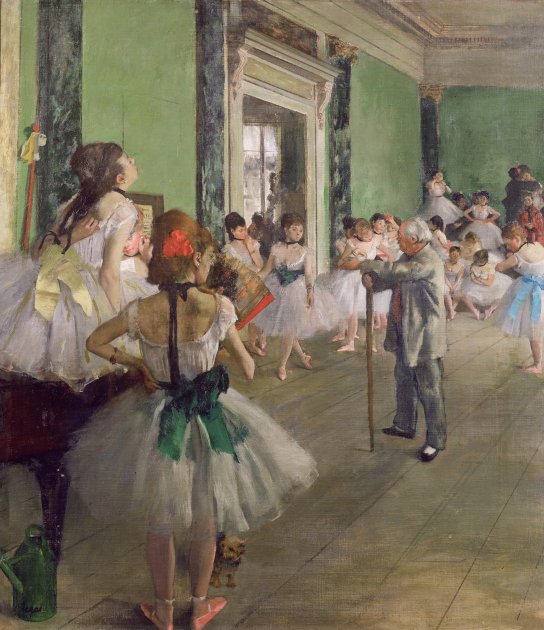 Taneční třída, kolem 1873-76 (olej na plátně) od Edgar Degas