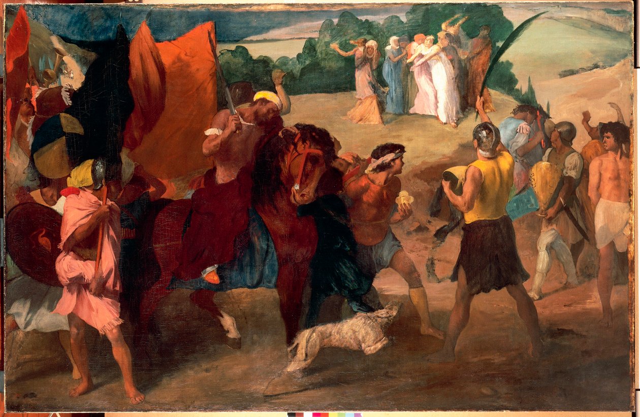 Dcera Jeftova od Edgar Degas