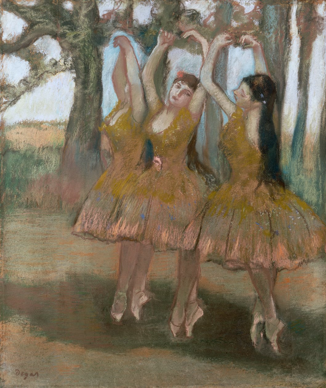 Řecký tanec, kolem roku 1881 od Edgar Degas