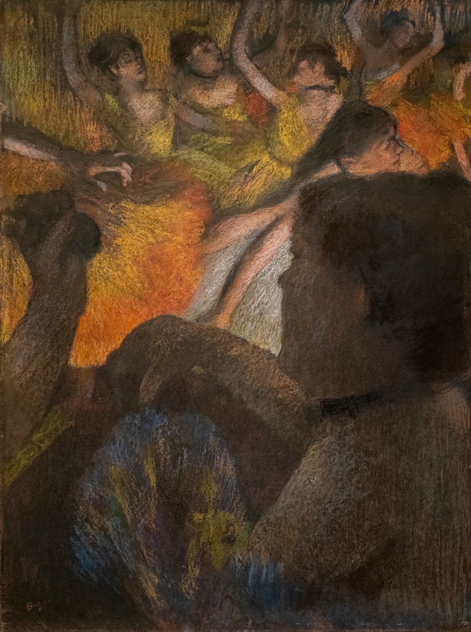 Lodge. 1885. Pastel na papíře. od Edgar Degas