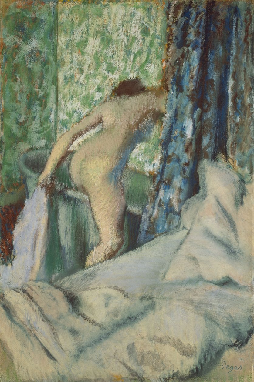Ranní koupel od Edgar Degas