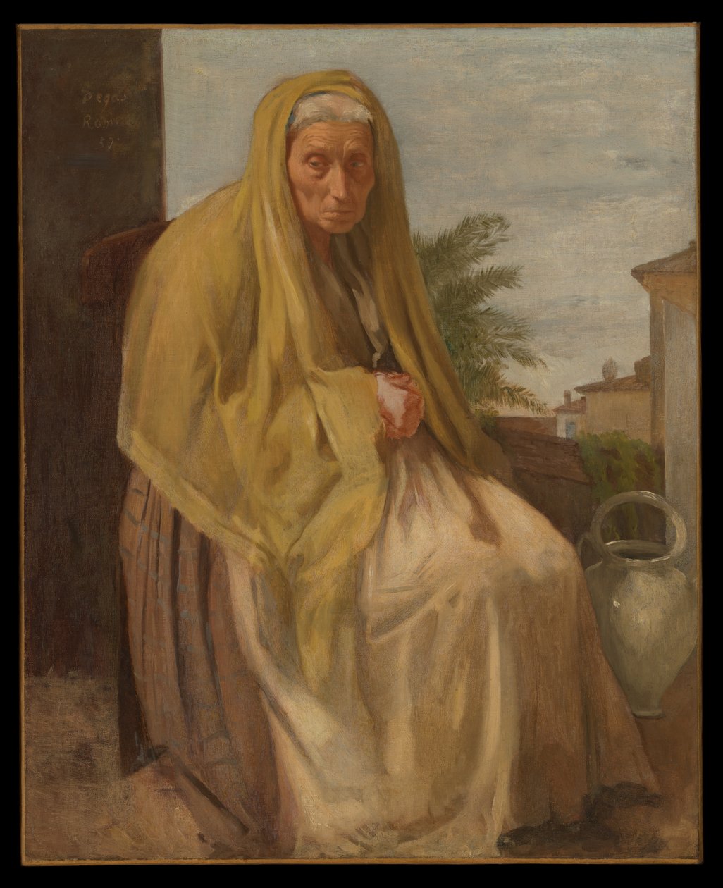 Stará Italka od Edgar Degas