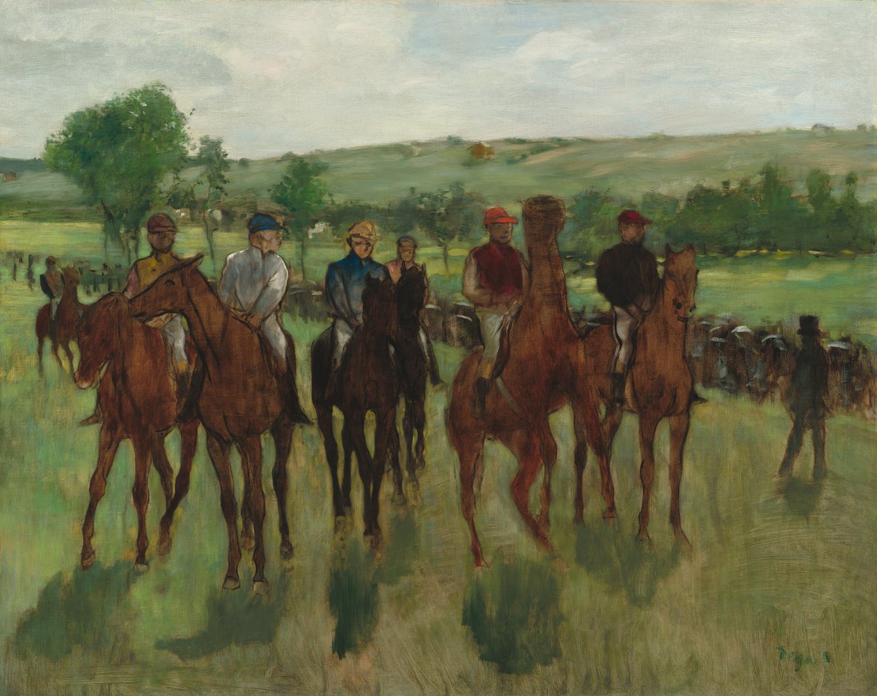 Jezdci, kolem roku 1885 od Edgar Degas