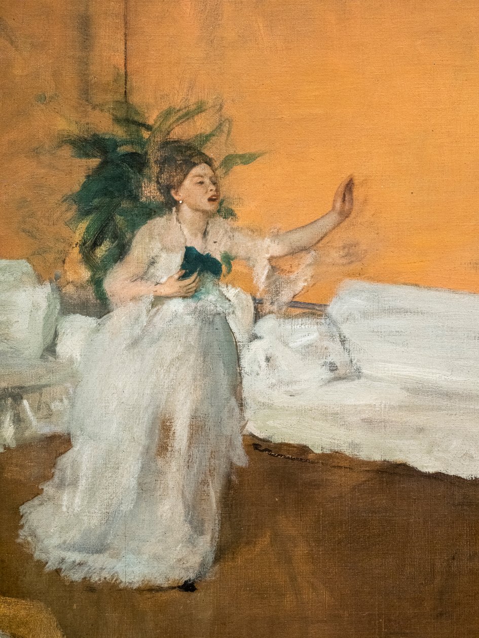 Opakování písně (detail). Kolem 1869. Olej na plátně. od Edgar Degas