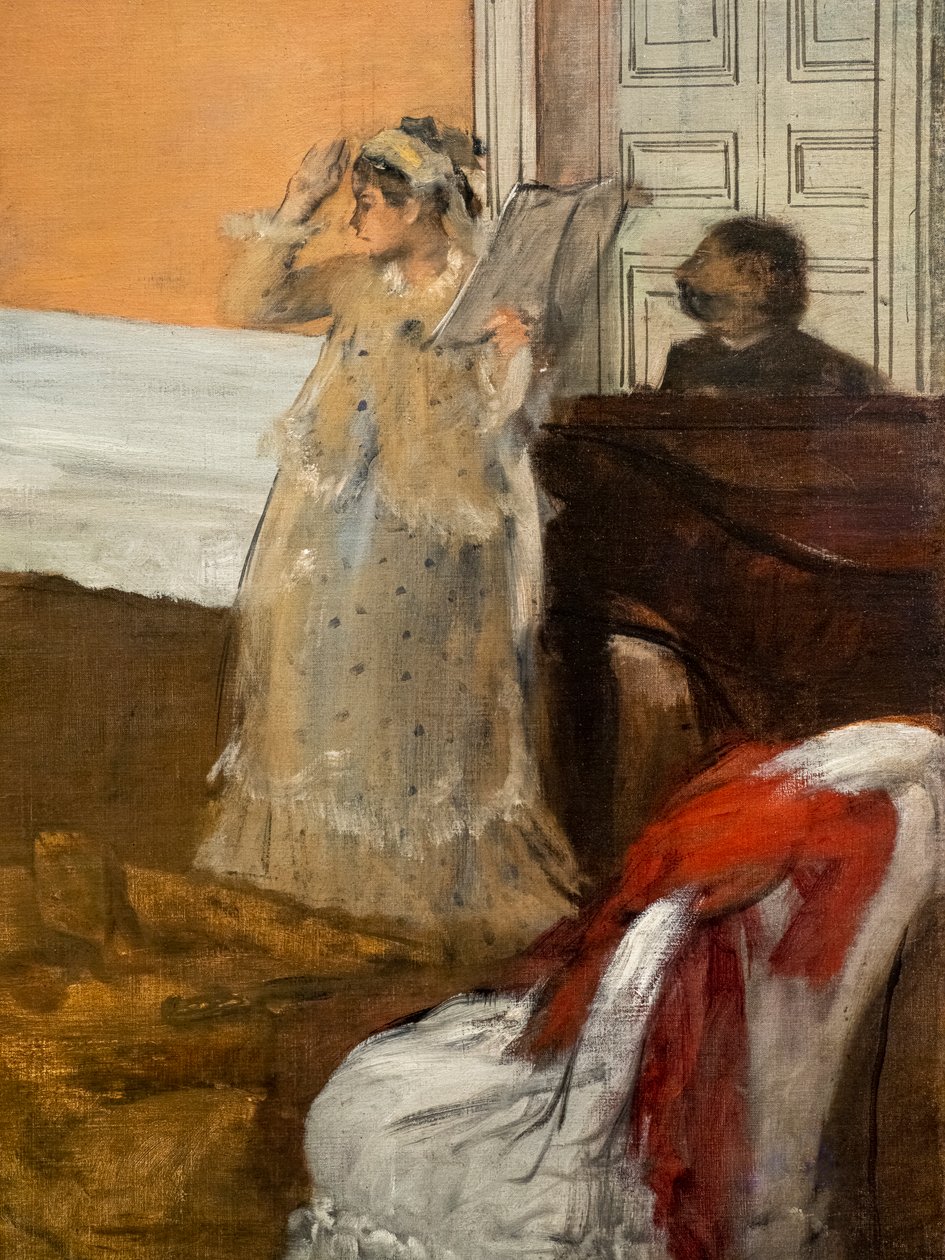 Opakování písně (detail). Kolem 1869. Olej na plátně. od Edgar Degas