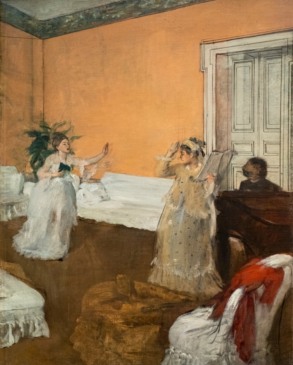 Opakování písně. Kolem 1869. Olej na plátně. od Edgar Degas