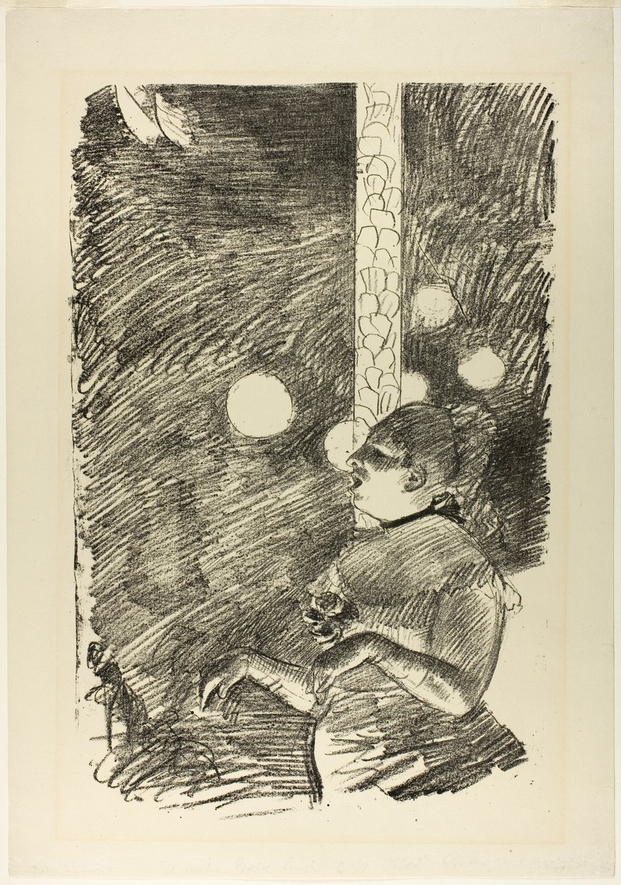 Psí píseň od Edgar Degas